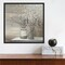 P Willow Still Life Gray Pots Crop by Julia Purinton Canvas Art Framed